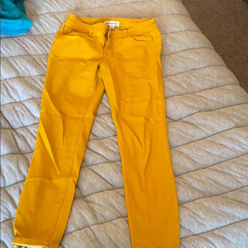 Gold pants